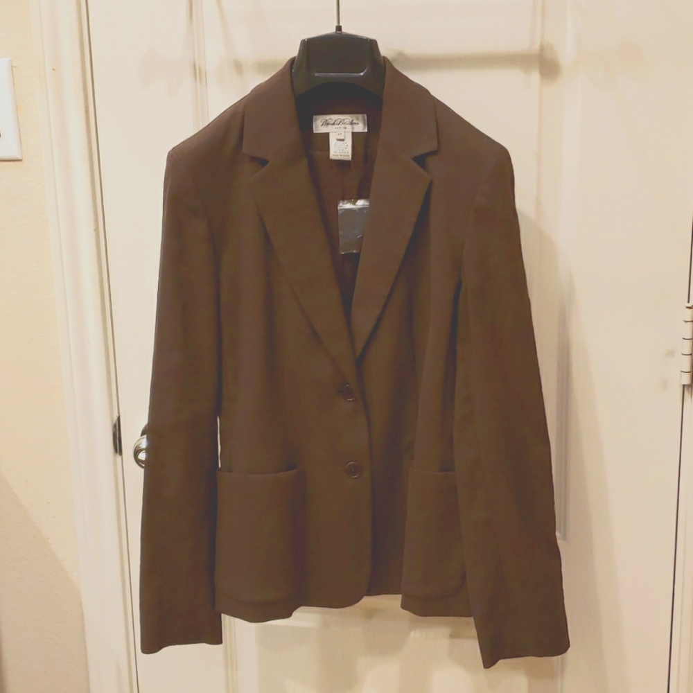 New Brooks Brothers linen blend blazer Size  2P